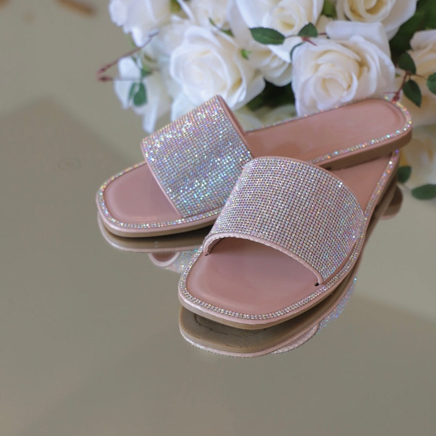 Women's Rhinestone Wide Fit Sandals