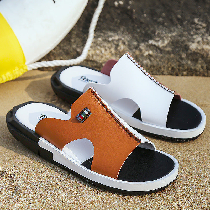 Men's Colorblock Beach Sandals