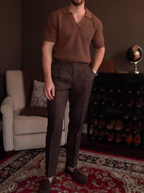 Men's Casual Comfy Polo Shirt