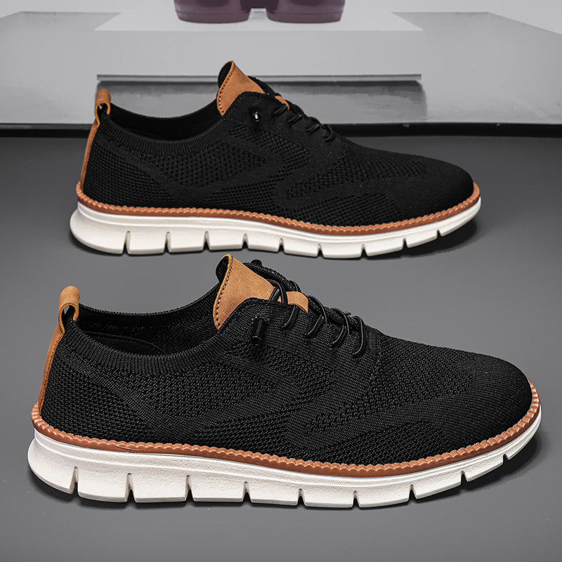 Men's Lightweight Lace-up Casual Sneakers